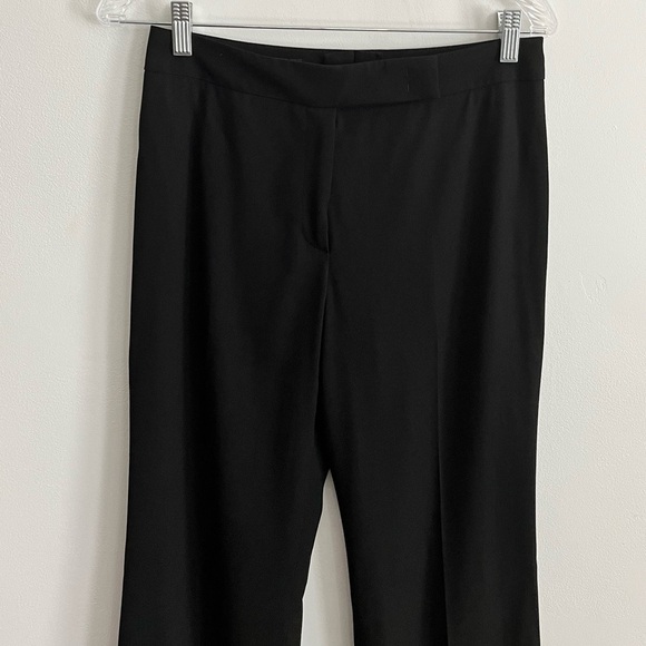 Escada Virgin Wool Straight Bootcut Flare Leg High Rise Trousers size 34 - Picture 3 of 9